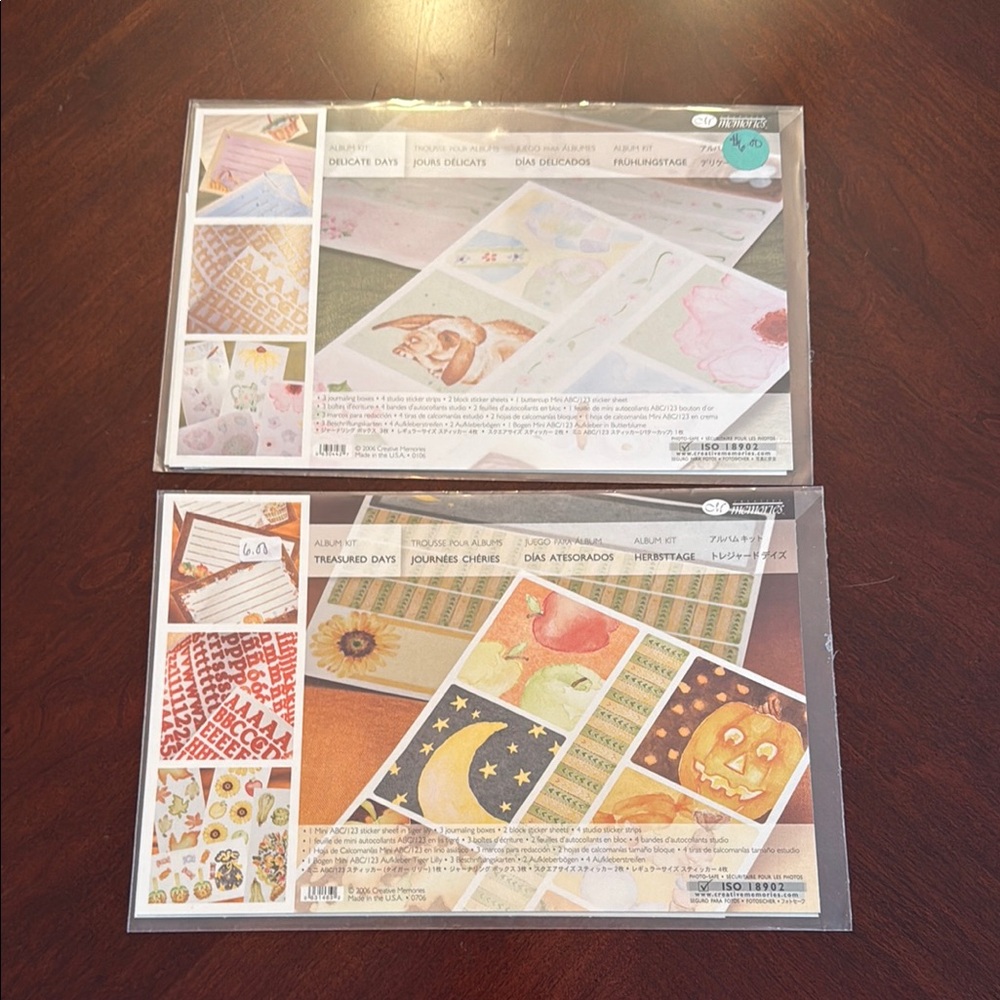 Creative Memories Assorted Album kit - Multicolor-Bundle of 2!!